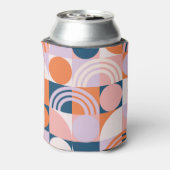 世紀中頃の円ストライプのパターン 缶クーラー (缶裏面)
