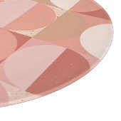 世紀中頃の円：幾何モダンパターン。 カッティングボード (角)