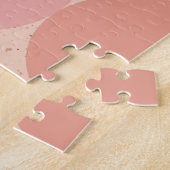 世紀中頃の円:幾何モダンパターン。 ジグソーパズル (側面)