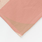 世紀中頃の円:幾何モダンパターン。 フリースブランケット (角)