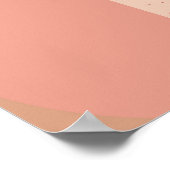 世紀中頃の円：幾何モダンパターン。 ポスター (角)