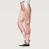 世紀中頃の円：幾何モダンパターン。 レギンス (左)