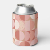 世紀中頃の円:幾何モダンパターン。 缶クーラー (缶正面)