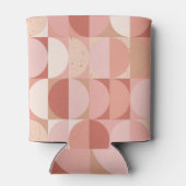 世紀中頃の円:幾何モダンパターン。 缶クーラー (裏面)