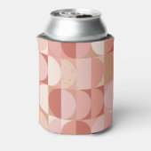 世紀中頃の円:幾何モダンパターン。 缶クーラー (缶裏面)