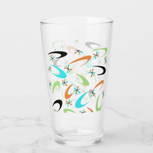 世紀中頃の原子ガラス タンブラーグラス (裏面)