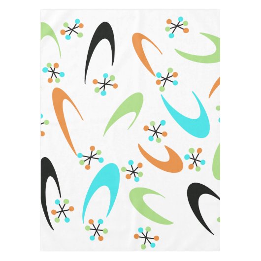 世紀中頃の原子テーブルクロス テーブルクロス (正面)