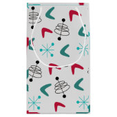 世紀中頃の原子モダンボメラン スモールペーパーバッグ (裏面)