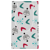 世紀中頃の原子モダンボメラン スモールペーパーバッグ (正面)