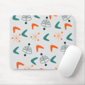 世紀中頃の原子モダンボメラン マウスパッド (マウス)