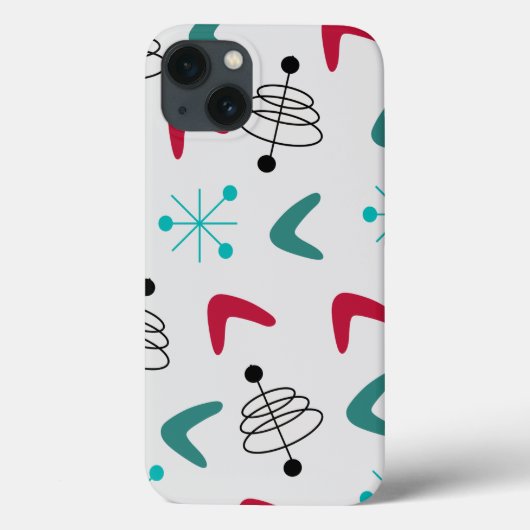 世紀中頃の原子モダンボメラン Case-Mate iPhoneケース (裏面)