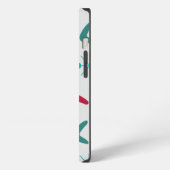 世紀中頃の原子モダンボメラン iPhoneケース (左側面)