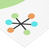 世紀中頃の原子卓走者 ショートテーブルランナー (コーナー)