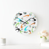 世紀中頃の原子時計 ラージ壁時計 (ホーム)