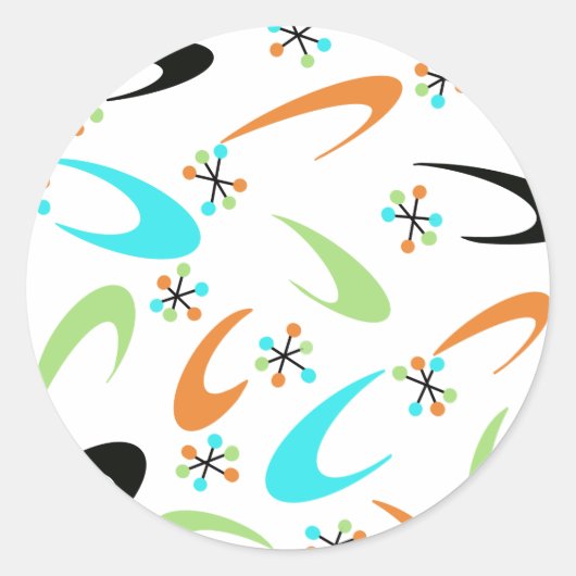 世紀中頃の原子爆弾のシール ラウンドシール (正面)