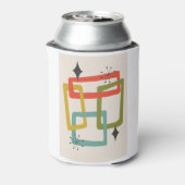世紀中頃の幾何モダン抽象芸術 缶クーラー (缶裏面)