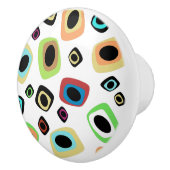 世紀中頃の幾何学模様 セラミックノブ (右)