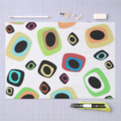 世紀中頃の幾何学模様 薄葉紙 (クラフト)