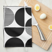 世紀中頃の幾何学的パターン キッチンタオル (四つ折り)