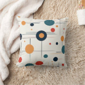 世紀中頃の幾何学的パターン クッション (ブランケット)