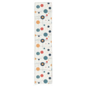 世紀中頃の幾何学的パターン ショートテーブルランナー (正面)