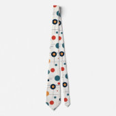 世紀中頃の幾何学的パターン ネクタイ (正面)