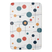 世紀中頃の幾何学的パターン バスマット (正面縦)