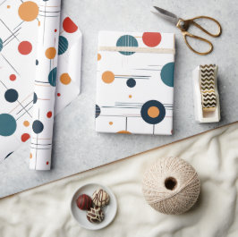 世紀中頃の幾何学的パターン ラッピングペーパー