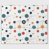 世紀中頃の幾何学的パターン ラッピングペーパー (フラット)