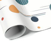 世紀中頃の幾何学的パターン ラッピングペーパー (ロールコーナー)