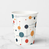 世紀中頃の幾何学的パターン 紙コップ (裏面)