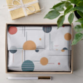 世紀中頃の幾何学的パターン 薄葉紙 (ギフト)