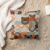 世紀中頃の幾何学的、抽象芸術カラフルパターン。 クッション (ブランケット)