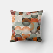 世紀中頃の幾何学的、抽象芸術カラフルパターン。 クッション (裏面)