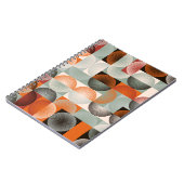 世紀中頃の幾何学的、抽象芸術カラフルパターン。 ノートブック (左側)