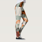 世紀中頃の幾何学的、抽象芸術カラフルパターン。 レギンス (右)