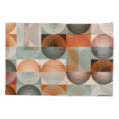 世紀中頃の幾何学的、抽象芸術カラフルパターン。 枕カバー (裏面)