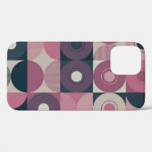 世紀中頃の幾何学的：抽象芸術カラフルパターン Case-Mate iPhoneケース (裏面 (横))