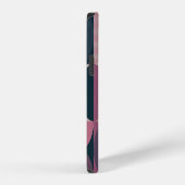世紀中頃の幾何学的：抽象芸術カラフルパターン iPhoneケース (右側面)