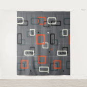 世紀中頃の幾何形状パターン タペストリー (正面)