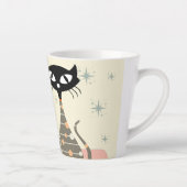 世紀中頃の猫モダン カフェラテマグ (右)