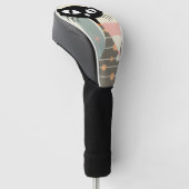 世紀中頃の猫モダン ゴルフヘッドカバー (アングル)