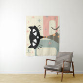 世紀中頃の猫モダン タペストリー (インサイチュ)