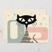 世紀中頃の猫モダン 案内状 (正面/裏面)