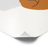 世紀中頃の現代の太陽と葉 フォトプリント            (角)