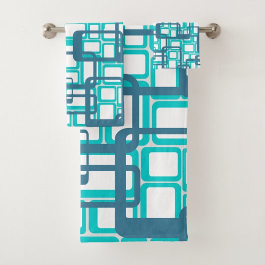 世紀中頃の長方形を開モダンく バスタオルセット (インサイチュ)