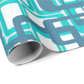 世紀中頃の長方形を開モダンく ラッピングペーパー (ロールコーナー)