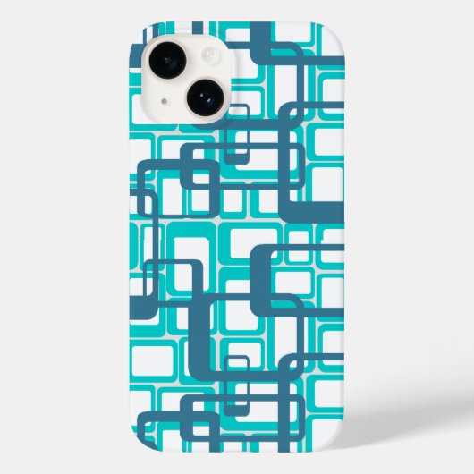 世紀中頃の長方形を開モダンく Case-Mate iPhoneケース (裏面)