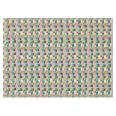 世紀中頃の長方形モダン抽象芸術  テーブルクロス (正面(横))