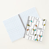 世紀中頃の長方形 ノートブック (内部)